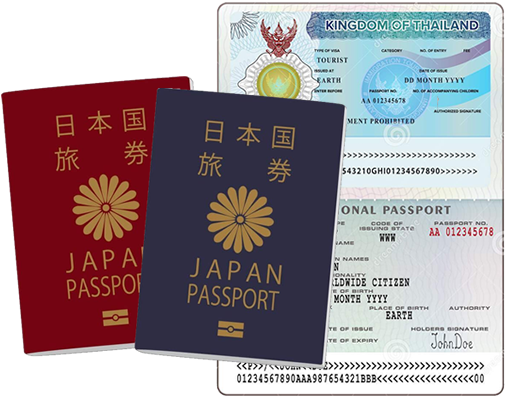 タイ入国規制　必要書類　パスポート