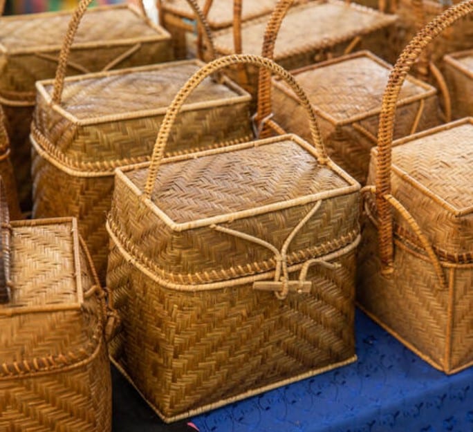 タイ　伝統工芸品：竹製品