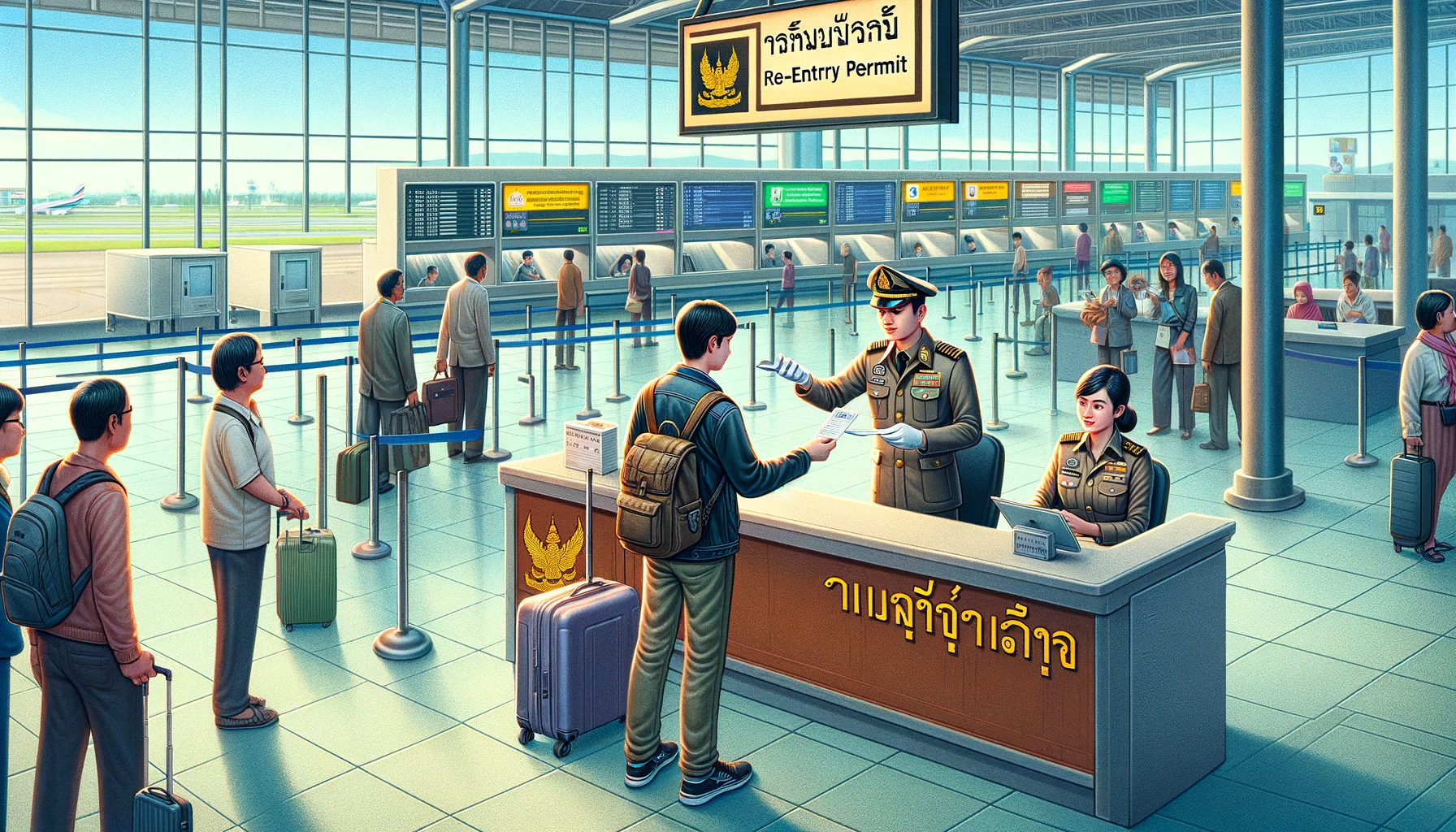 タイの再入国許可証　リエントリーパミット