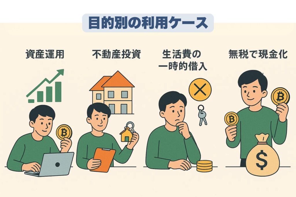 仮想通貨ローンの利用ケース