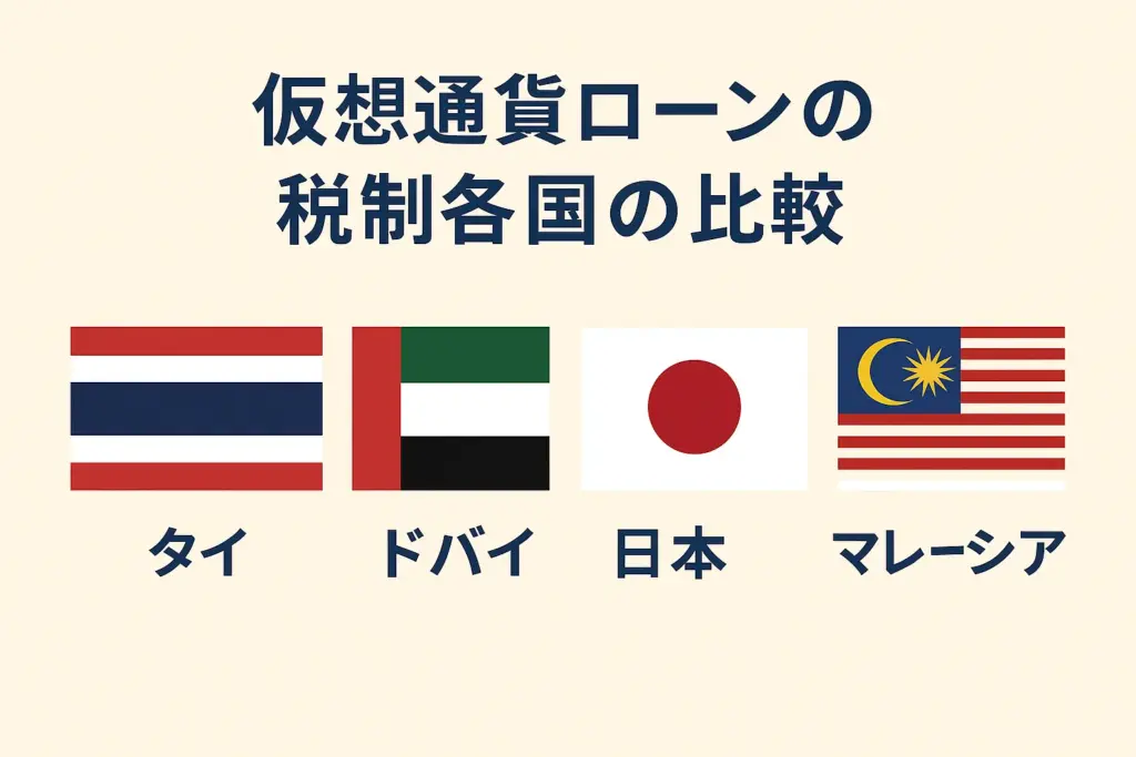 仮想通貨ローン各国の税制