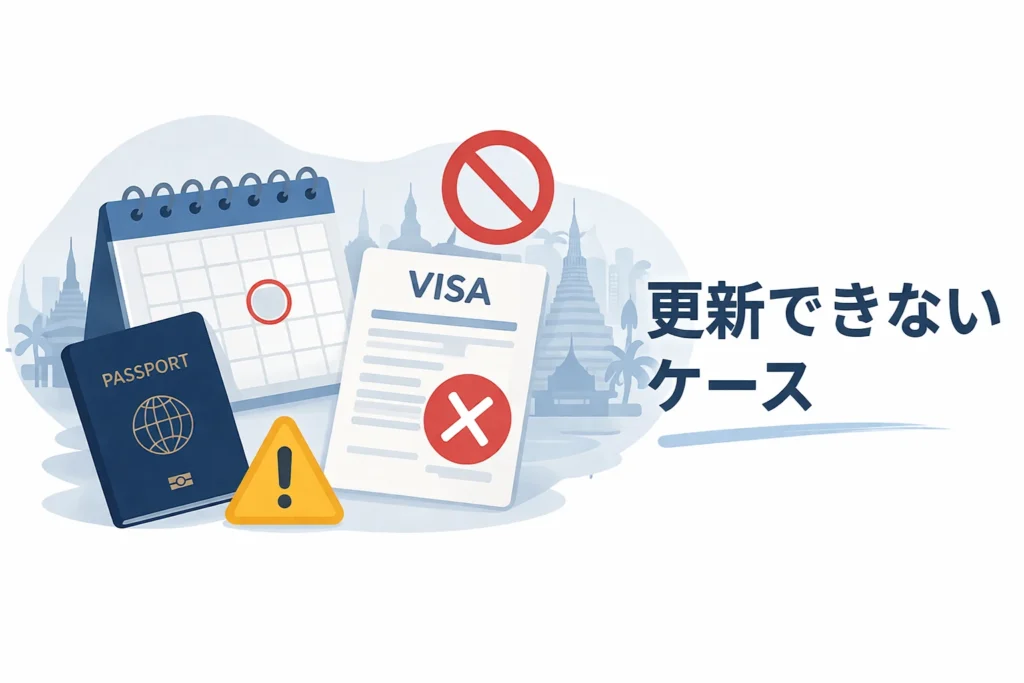 リタイアメントビザ 更新できないkケース