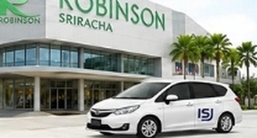ロビンソン・シラチャ正面玄関前